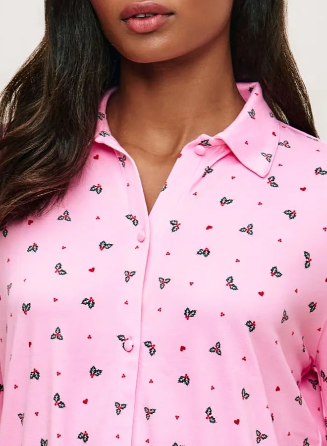 UNDIZ Patterned jersey pyjama set